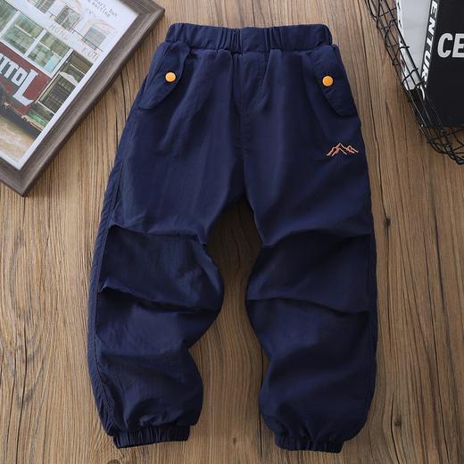 预售5日110-170质感与温暖并存 加厚帅气冲锋裤中大童保暖运动长裤 商品图1