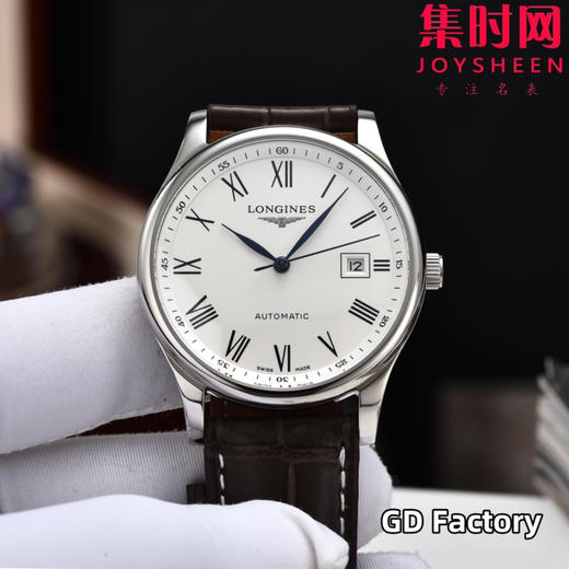 【新款大号40mm】浪琴名匠3点历系列 男士腕表
机芯：进口西铁城 商品图0