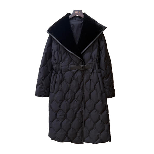 MENG Baby Cashmere【轻羽】90白鹅绒中长款时尚百搭羽绒服 商品图2