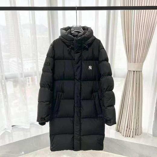D110930纽扣小标刺绣LOGO/长款加厚羽绒服男女款 商品图4