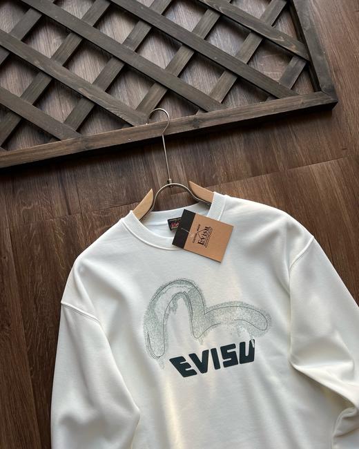 【福神EVISU限定“融化金大M”圆领水貂绒卫衣】杀疯了的情侣款！ 商品图5