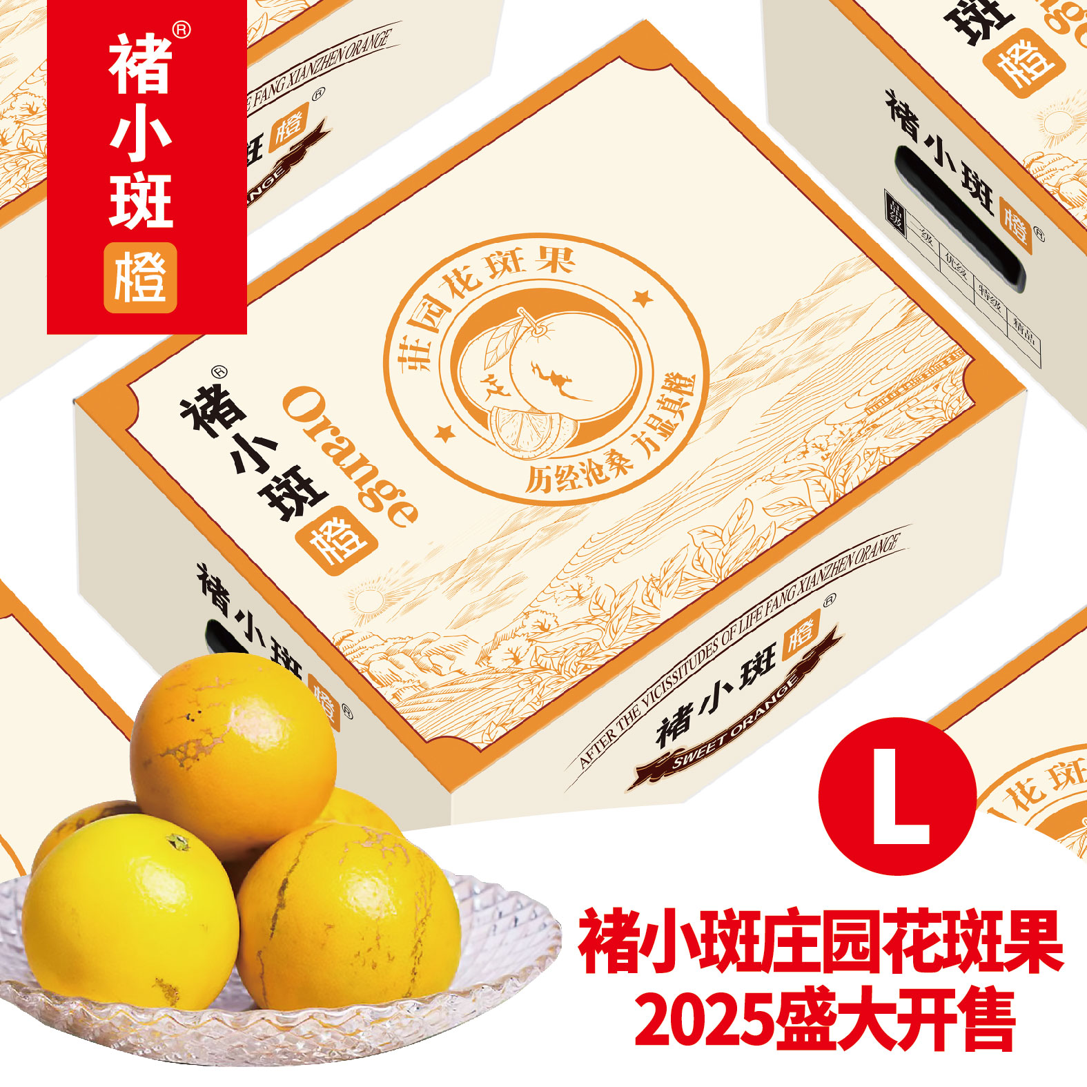 【2025季】褚小斑褚氏花斑果优级L级一箱