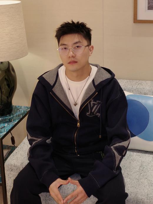 驴家 25FW嵌花拉链棉质混纺连帽衫（DY） 商品图5