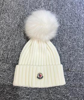 女款毛毛球羊毛帽ba018