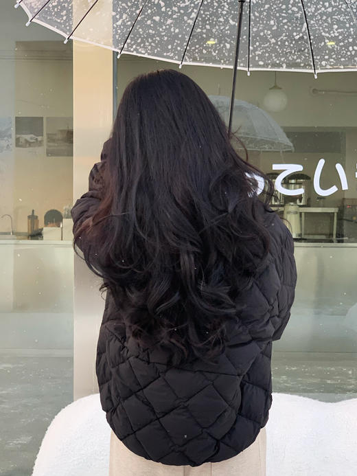 【百图lulu定制】【云朵羽绒服】90白鸭绒 菱形格纹 椭圆形下摆 慵懒 轻盈羽绒服 商品图2