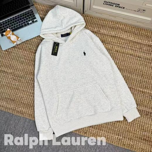 D110925小马刺绣拉链开衫加绒外套连帽卫衣 商品图2