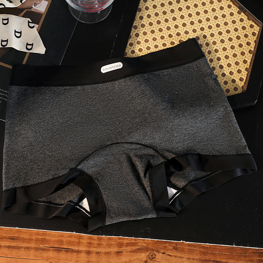 【捡漏！49抢4件！格雷系！】秋冬高质感 全包臀立体剪裁内裤 女全棉a类纯棉10A抑菌纯棉内裤 女全棉平角内裤女 商品图8