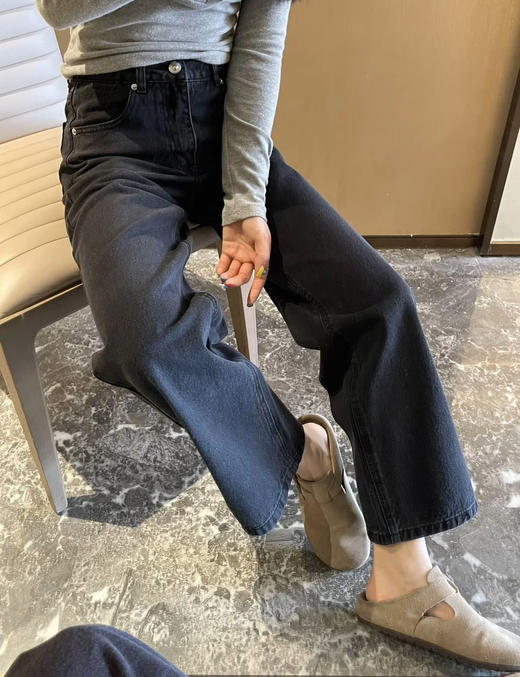 灰色马吉拉高腰牛仔裤811080 商品图1