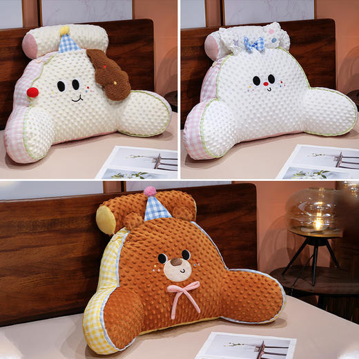 自然醒泡泡绒治愈系动物拥抱式腰靠QYL 商品图6