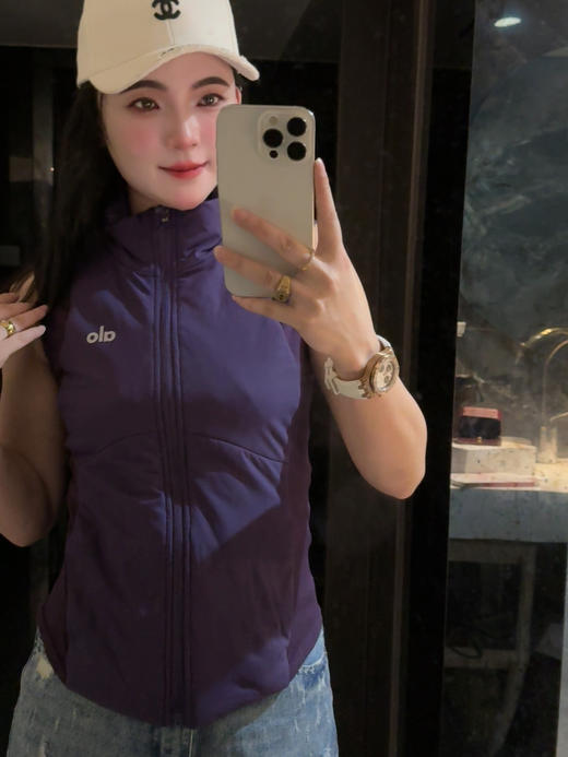 a*l*o蚂蚁腰棉服小马甲(蕾姐上身XS） 商品图10