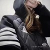 D110940秋冬新款四道杠复古连帽帆船羽绒棉服棉衣外套 商品缩略图4