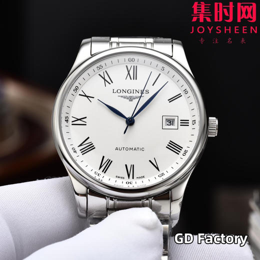 【新款大号40mm】浪琴名匠3点历系列 男士腕表
机芯：进口西铁城 商品图0