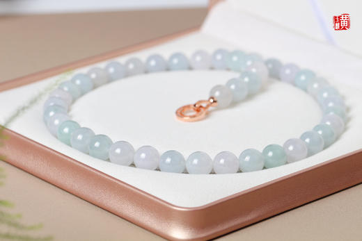 天然翡翠项链  珠径：12.5mm 商品图1