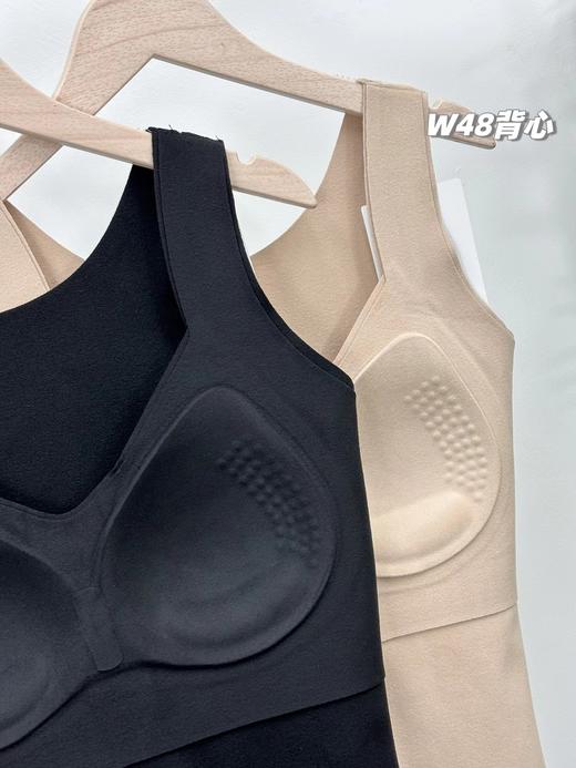 D110910一包2件装新款德绒双面磨毛保暖免穿内衣打底背心 商品图12