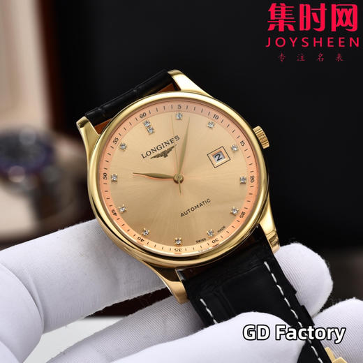 【新款大号40mm】浪琴名匠3点历系列 男士腕表
机芯：进口西铁城 商品图1