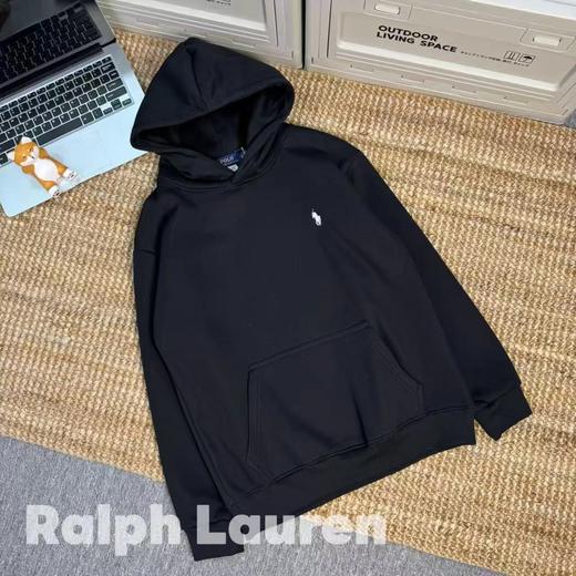 D110925小马刺绣拉链开衫加绒外套连帽卫衣 商品图1