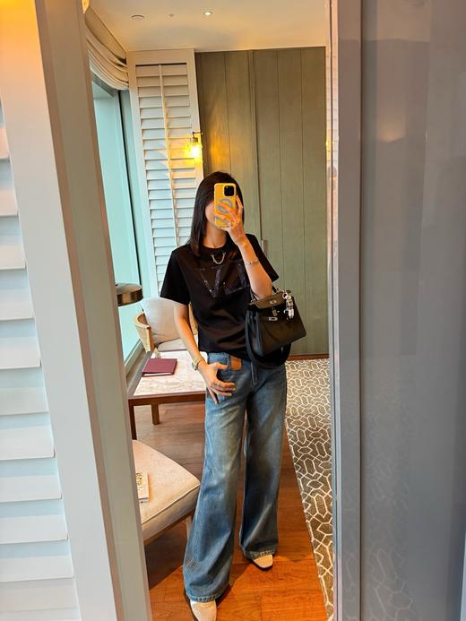 驴家 25年新品 心动来袭 烫钻T恤 (KX*MM) 商品图1