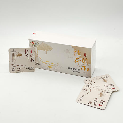 鼎茗荟丨枯荷闻雨 寿眉 福鼎白茶 2017年 80g（4g*20袋）盒装 商品图1