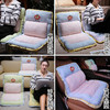 自然醒格纹苹果护腰横条连体坐垫QYL 商品缩略图6