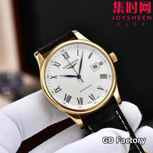 【新款大号40mm】浪琴名匠3点历系列 男士腕表
机芯：进口西铁城 商品图1