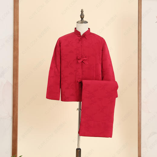 高品质寿服女棉套“玉竹”百年传统工艺寿衣 商品图0