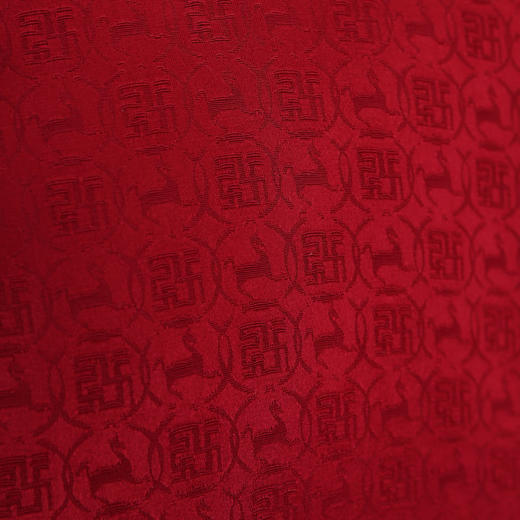 高品质寿服女棉套“一路万福”（深枣红、紫红）百年传统工艺寿衣 商品图3