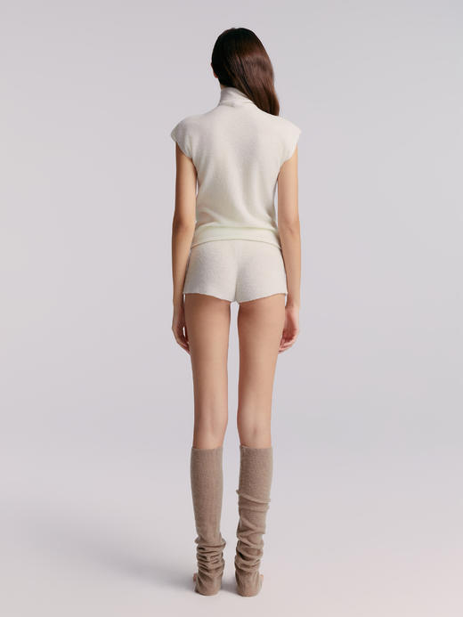 Her Senses｜时装 12WTT19K1 高领针织背心 [ 雪白WH23 / 葡萄紫PU02 ] 商品图4