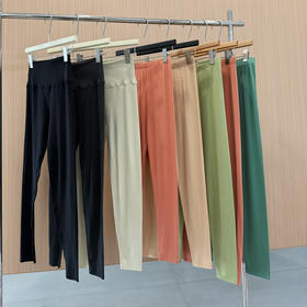 外贸莫代尔保暖秋裤德绒瑜伽裤