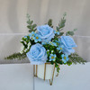 【花思源】扫墓专用仿真鲜花盆花（蓝色）国际品质仿真花 商品缩略图0