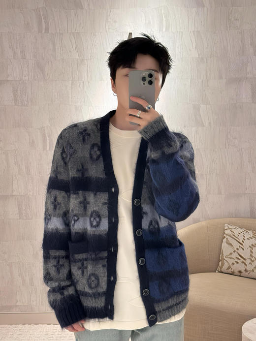 驴家  25FWMonogram提花马海毛开衫（DY） 商品图2