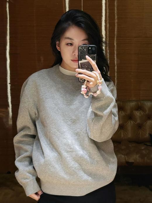 驴家  25FWMonogram压纹针织毛衣（DY） 商品图2
