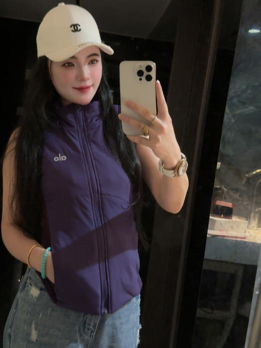 a*l*o蚂蚁腰棉服小马甲(蕾姐上身XS） 商品图7