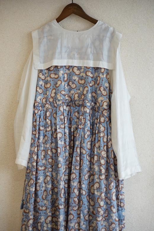 Bunon丝质刺绣碎花连衣裙 商品图9