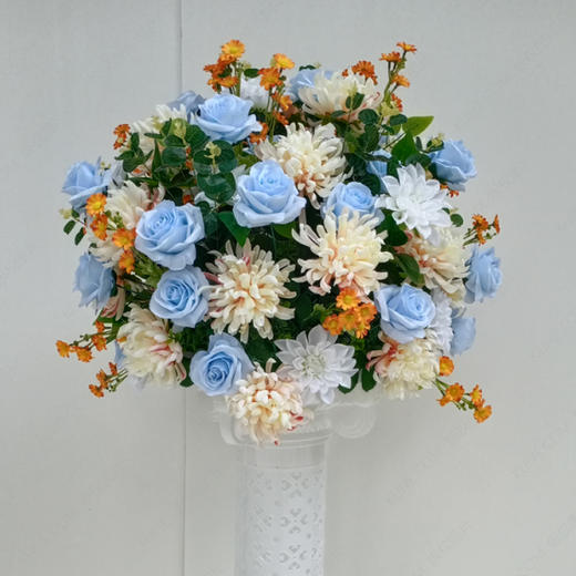 仿真鲜花罗马柱（拼色）国际品质仿真花 商品图0