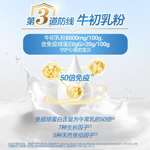 贝因美乳铁蛋白接骨木莓粉牛初乳粉益生菌儿童营养品2g*30条 商品图5