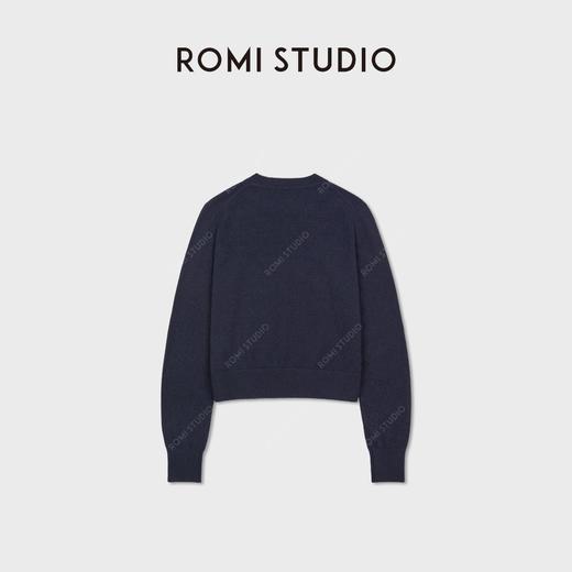 ROMI STUDIO“康赛妮羊绒”100%山羊绒柔软圆领套头毛衣 RWCAS06979 商品图1