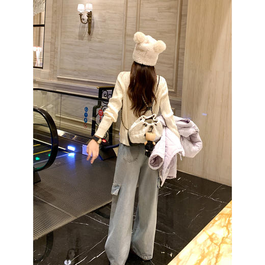 <曾小咸推荐> 现货秒杀！微信超特价！阔腿工装牛仔裤 日常189.99 立减90 秒杀99.99！ 商品图4