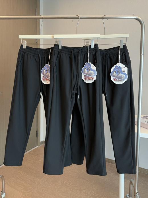 冬季光感UV锁温90白鹅绒纯色加绒保暖锥形小直筒羽绒裤棉裤情侣装 非常复杂工艺黑科技的的一批情侣装鹅绒裤 90%白鹅绒拼接光感UV锁温技术 商品图0