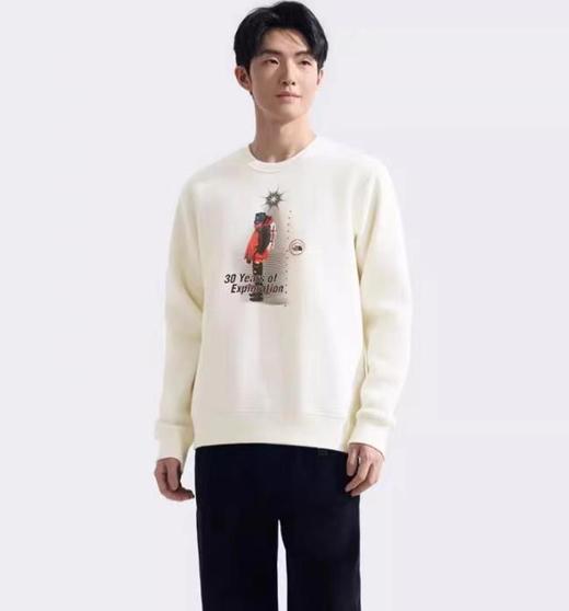 D110935男女同款30周年纪念款运动休闲圆领卫衣套头衫 商品图3