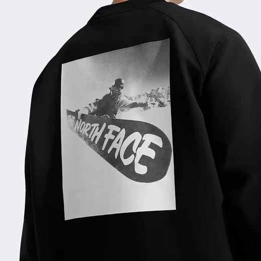 D110932男士户外休闲运动加绒针织圆领套头卫衣 商品图3