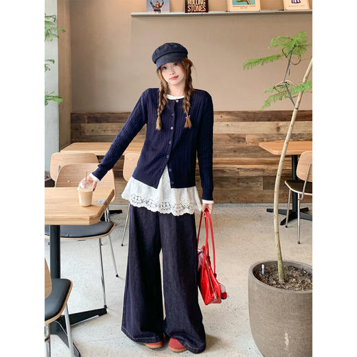 <曾小咸推荐>3.17现货秒杀 ！微信超特价！蕾丝下摆拼接长袖 日常119.99 立减50 秒杀69.99！！ 商品图4