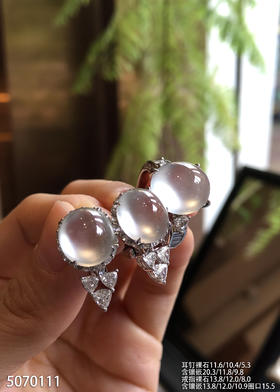 玻璃种蛋面套装【5070111】具体价格微信咨询