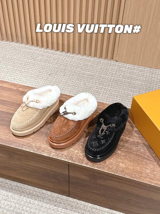 驴家 LVSki 系列 毛拖/闭趾凉拖/短靴 （DBG） 商品图6