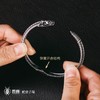 吾蟲-蛇骨手环 925银 开合手镯 骨骼造型 个性创意潮流饰品情侣款【官方授权  48小时发货】 商品缩略图3