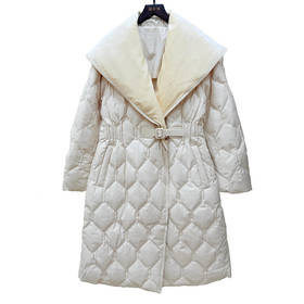 MENG Baby Cashmere【轻羽】90白鹅绒中长款时尚百搭羽绒服