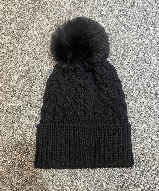 女款毛毛球羊毛帽he018 商品图1