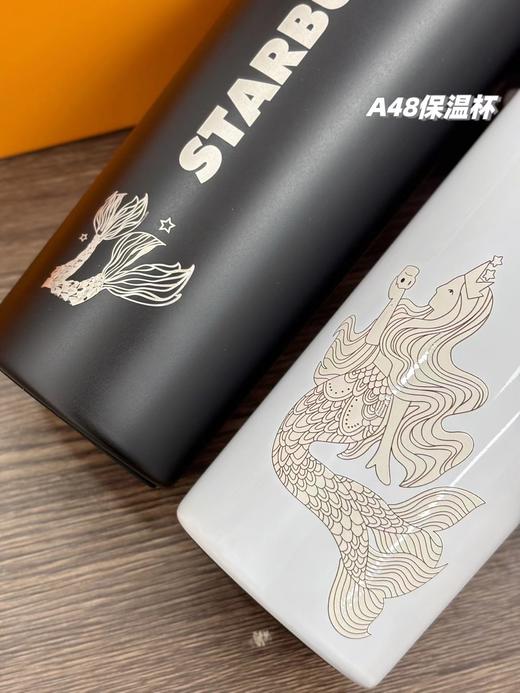 D110918美人鱼款大肚随行保温杯喝水茶杯桌面杯办公杯 商品图9