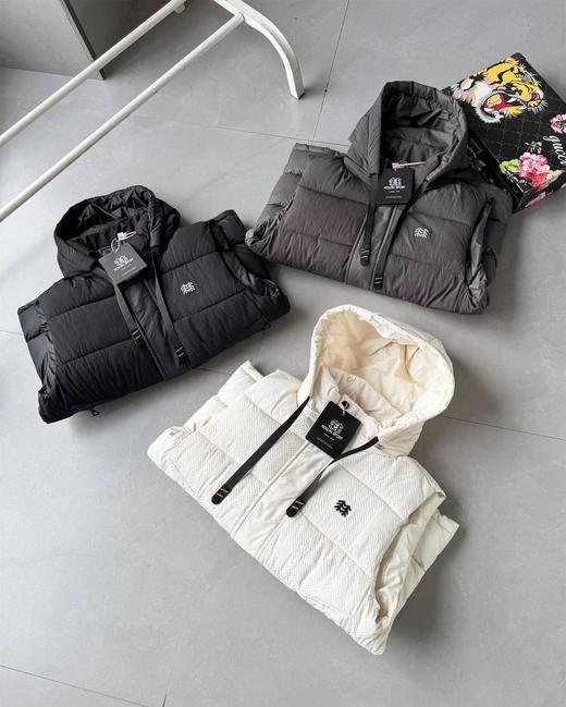 D110906连帽休闲户外男女款时尚百搭棉服无袖马甲 商品图0