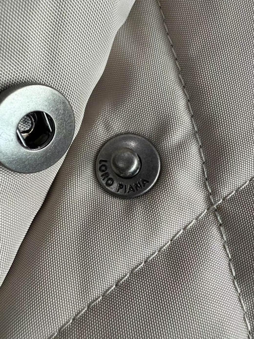 LP 羊绒领 经典菱格棉服。米色。深蓝色自己备注号码颜色 商品图14