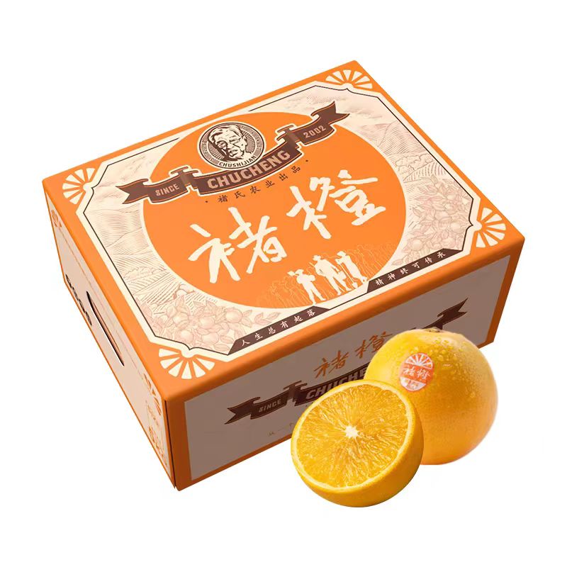 2025正品励志橙XL礼盒装橙子新鲜10斤冰糖橙